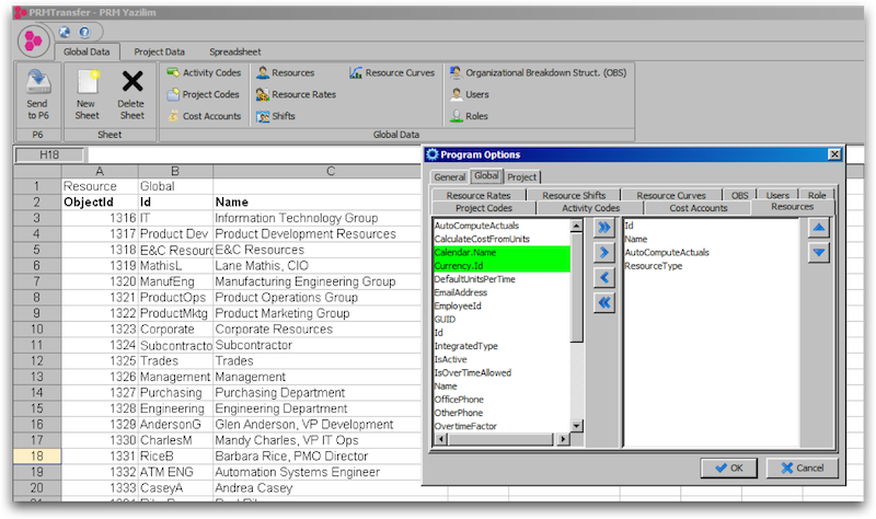 PRM Transfer Utility